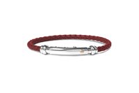 Bracciale Borsari gioielli Uomo CORDA in Pelle BR-CORDA35NG - BR-CORDA35NG